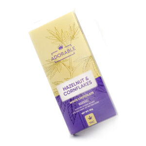 Adorable 250mg THC infused White Chocolate