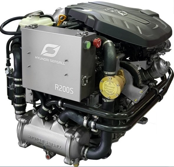 Hyundai Seasall – NEW Hyundai Seasall R200P 197hp Marine Engine With Volvo Sterndrive Adaptor