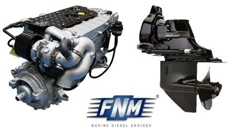 FNM – NEW FNM 42HPEP-150 150hp Marine Diesel Engine & Mercruiser Bravo 2 Sterndrive Package
