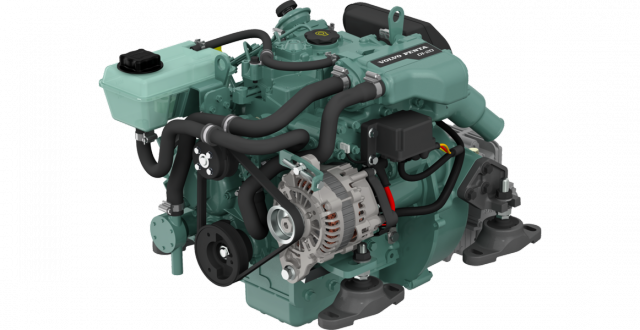 Volvo Penta D1-20 + Gearbox (MS15A) Marine Diesel Inboard Engine