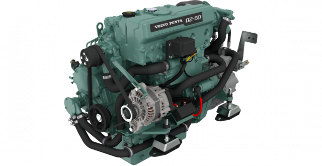 Volvo Penta D2-50 + Gearbox (HS25A) Marine Diesel Inboard Engine