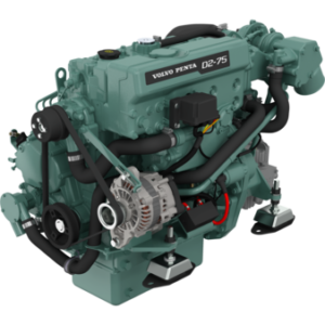 Volvo Penta D2-75 + Gearbox (HS25A) Marine Diesel Inboard Engine