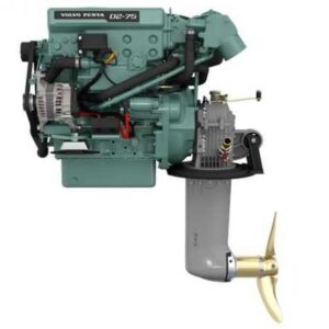Volvo Penta D2-75 + Saildrive 150S Marine Diesel Inboard Engine