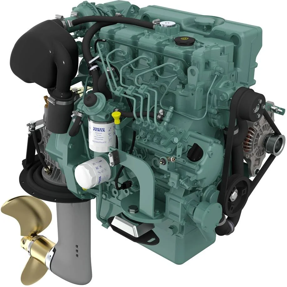 Volvo Penta D2-60 Bobtail Marine Diesel Inboard Engine