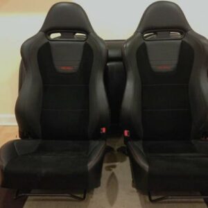 Half Leather,Half Alcantara Recaro seats for Mitsubishi Lancer evo X