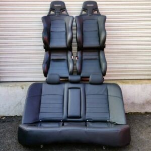 Mitsubishi Evo 10 – OEM JDM Recaro Front & Rear Leather Seats