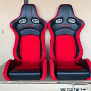 Original SSCUS Viper 611 half alcantara half leather Seats For 2008-2017 Lancers