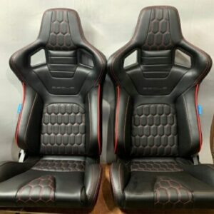 Original Universal Leather Sscus 621 front seats  2008-17 lancers