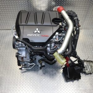 JDM 2008 – 2015 MITSUBISHI LANCER EVO X RALLIART 4B11 DOHC TURBO MIVEC ENGINE WITH ECU ATTACHED