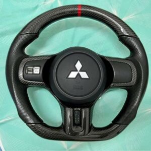 Mitsubishi lancer Evo X brand new Robson Carbon Fiber steering wheel