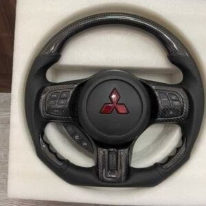 Original carbon fiber steering wheel for Mitsubishi Lancer Evo X