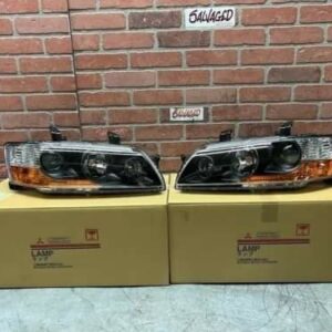 Mitsubishi OEM Evo 8 JDM MR HID Headlights (Matte Black) Set