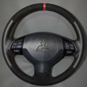 Lancer Steering Wheel Cover Alcantara