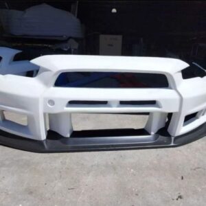 Mitsubishi lancer Evo x Varis style V2 fiberglass front bumper
