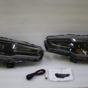 Lancer 10 headlights 2007 – 2017 design AUDI, version 2