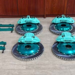 BREMBO CTS-V6 6/4 POT WITH EPB 380/370MM SLOTTED DRILLED ROTORS BBK BIG BRAKE KIT FULL SET 5X112 5X114.3 5X108 5X120