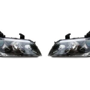 Mitsubishi 
Lancer Evo 9 OEM HID Headlights Smoked Chrome (8301B681/8301B682)